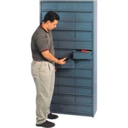 EDSAL 12"D Metal Drawer Storage Cabinet with 36 Drawers GSU562378